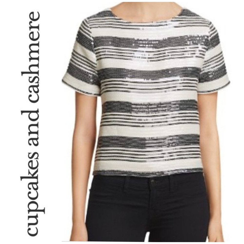 Sequined Top by Cupcakes & Cashmere